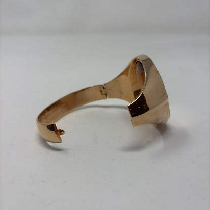 Pre-Owned Maison Margiela Gold Metal Designer Jewelry