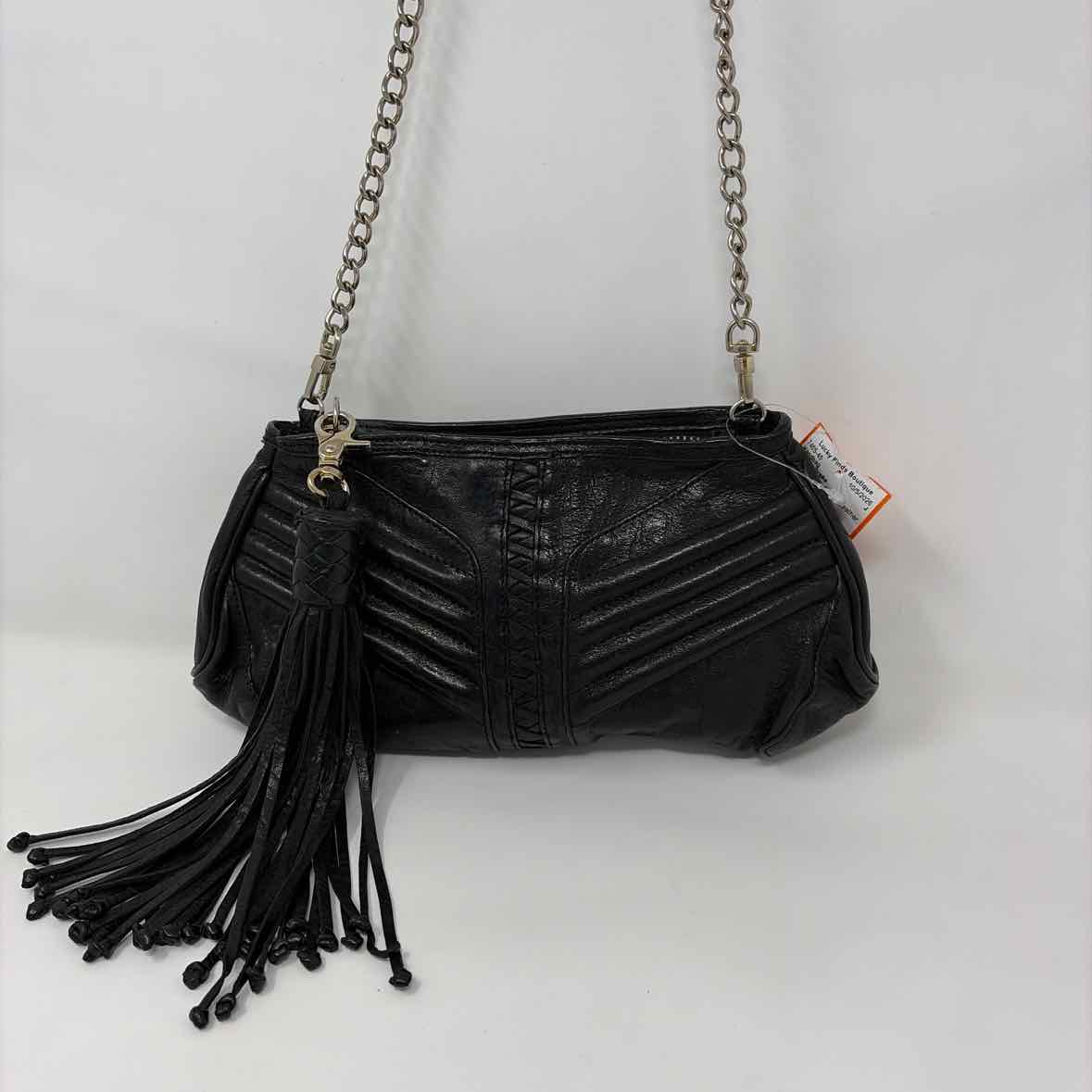 Pre-Owned Junior Drake Black Leather Handbag