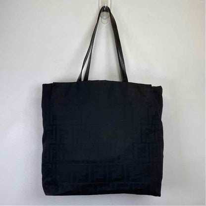 Pre-Owned Fendi Black Nylon Designer Handbag