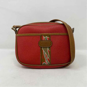 Pre-Owned Leonardo Red Canvas Handbag