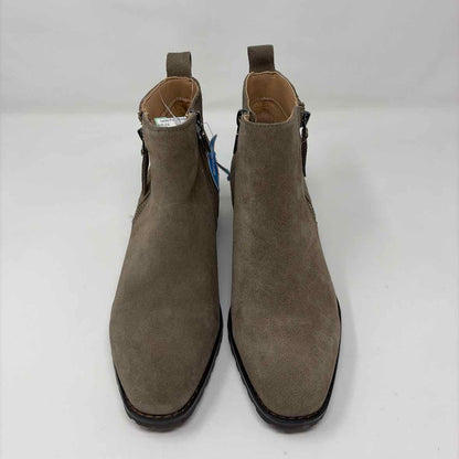 Pre-Owned Shoe Size 7.5 Aqua College Taupe Booties