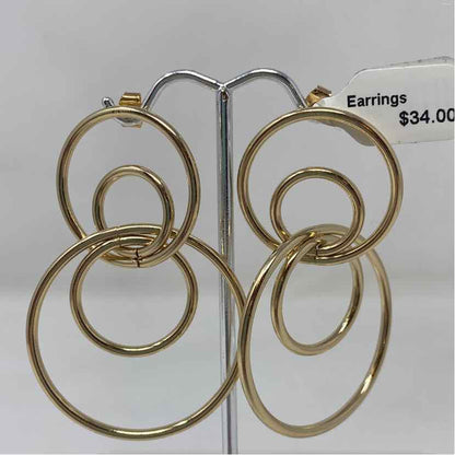 Gold Metal Earrings