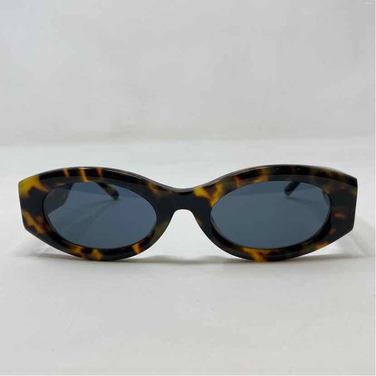Pre-Owned The Attico Tortoise Plastic Designer Sunglasses