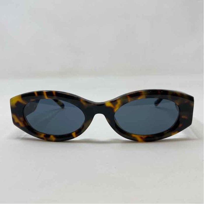 Pre-Owned The Attico Tortoise Plastic Designer Sunglasses