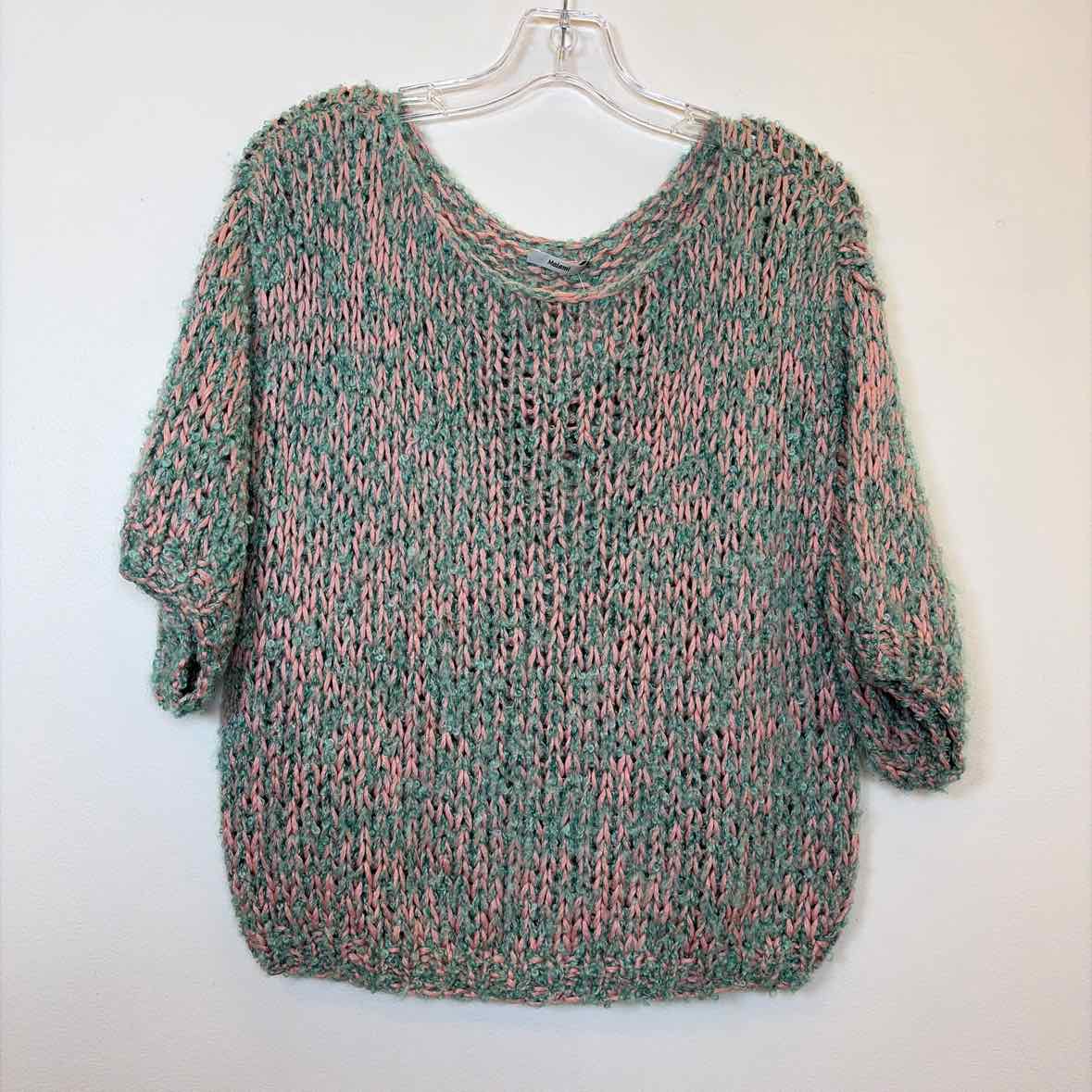 Pre-Owned Size M maiami Blue/Pink Sweater