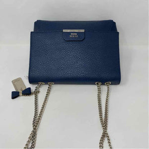 Pre-Owned Guess Navy Leather Handbag