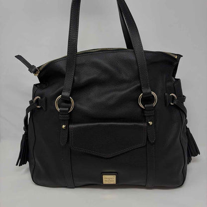 Pre-Owned Dooney & Bourke Black Leather Handbag