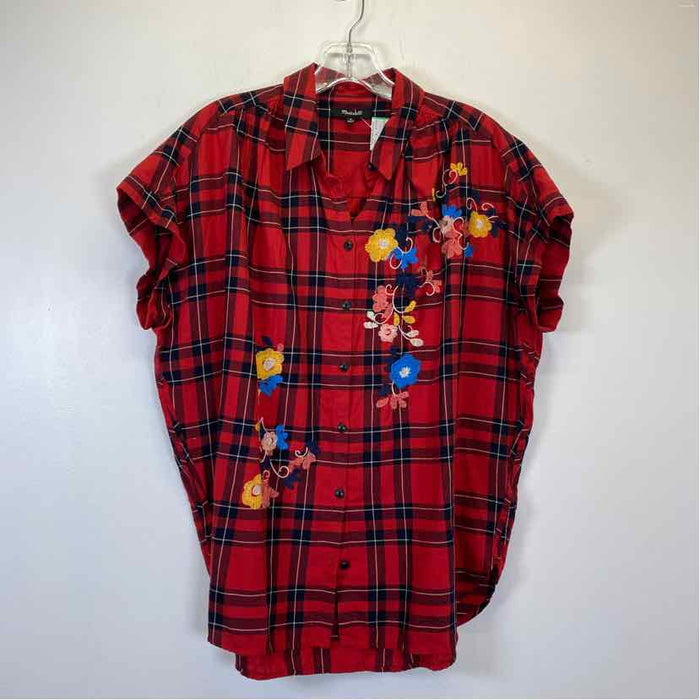 Pre-Owned Size M Madewell Buffalo Check Top