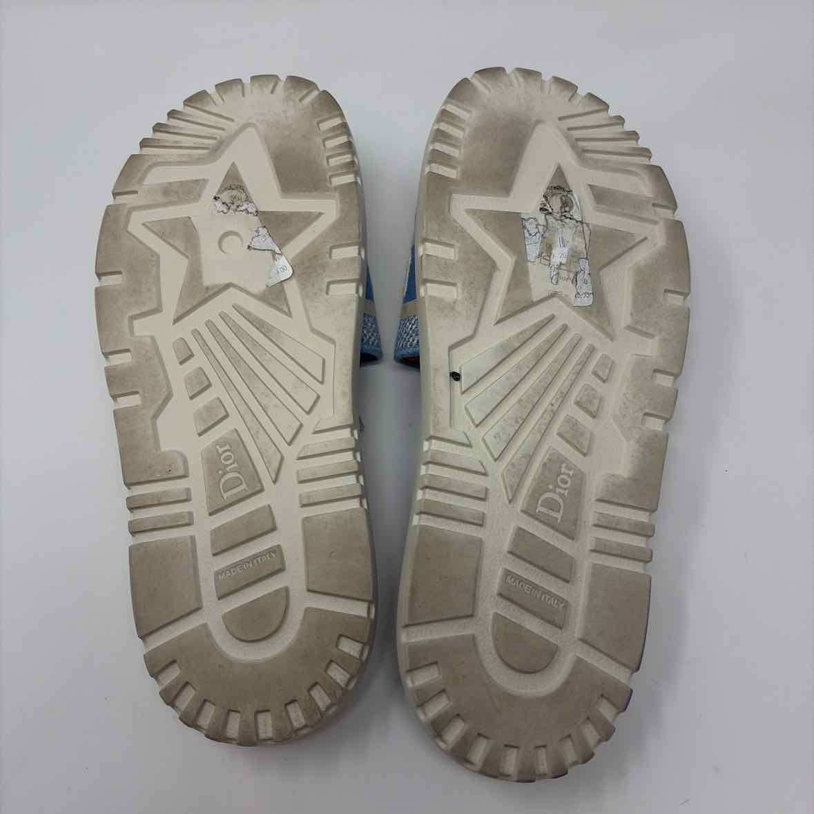 Pre-Owned Christian Dior Blue/White Shoe Size 9.5 Designer Shoes