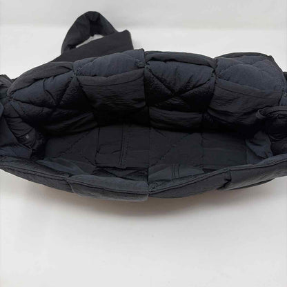 Pre-Owned Bottega Veneta Black Nylon Designer Handbag