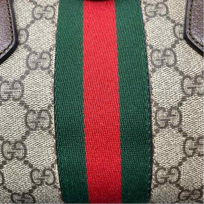 Pre-Owned Gucci Monogram Canvas Designer Handbag