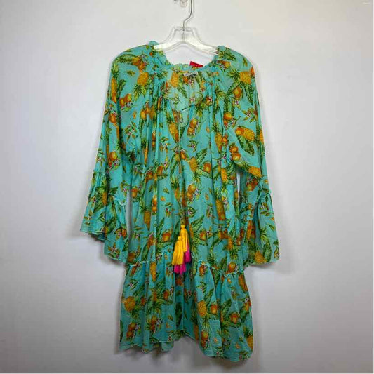 Pre-Owned Size XL Debbie Katz Turq Multi Cover Up