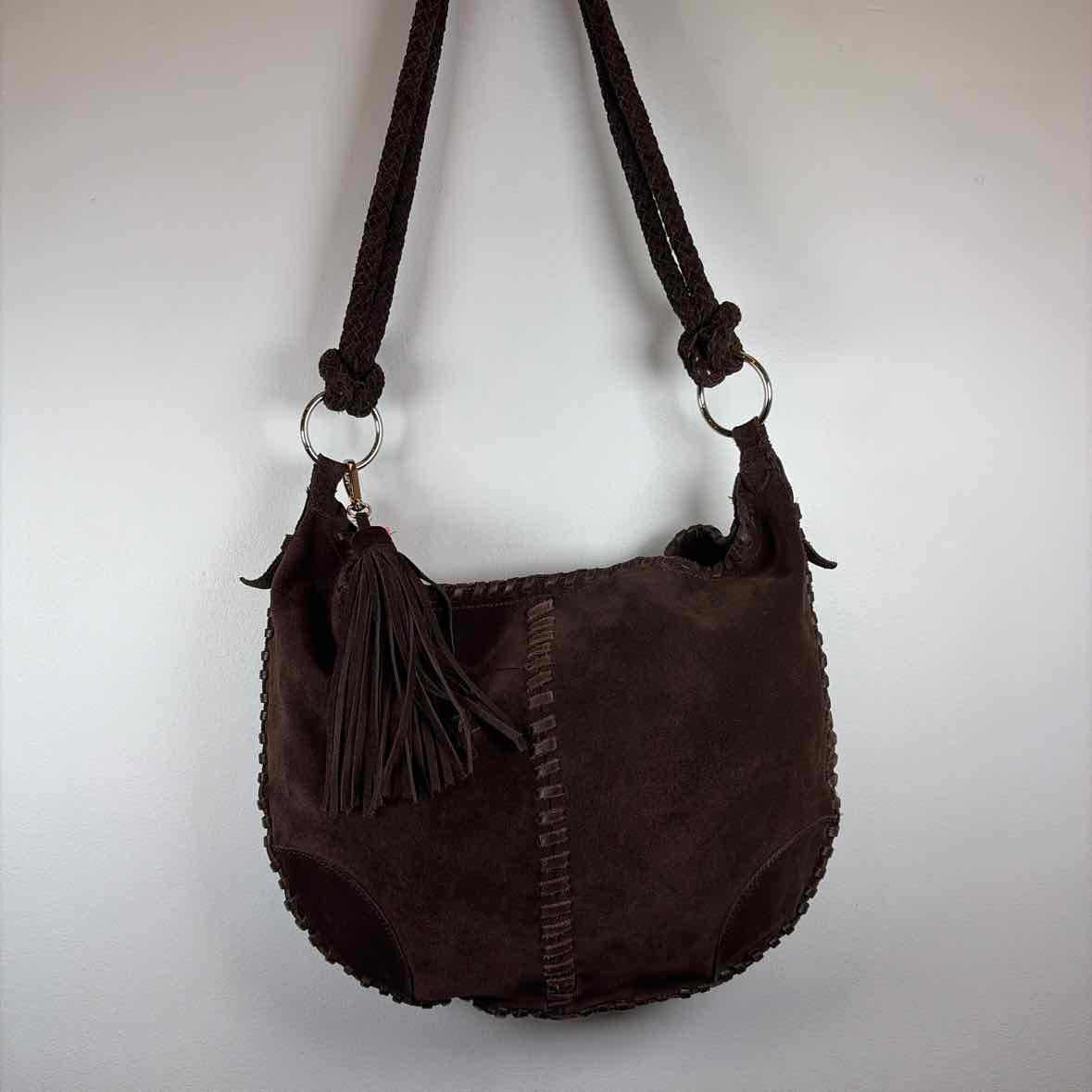 Pre-Owned Crown Vintage Brown Leather Handbag