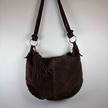 Pre-Owned Crown Vintage Brown Leather Handbag