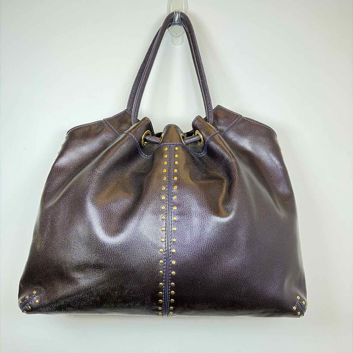 Pre-Owned Michael Kors Plum Leather Handbag