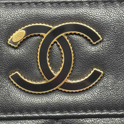 Pre-Owned Chanel Black Leather Designer Handbag