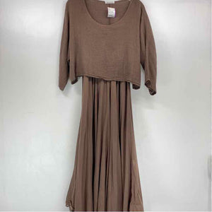 Pre-Owned Size S Boutique Brown Casual Dress
