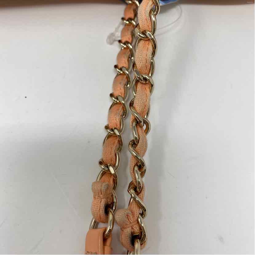 Pre-Owned Chanel Orange Canvas Designer Handbag