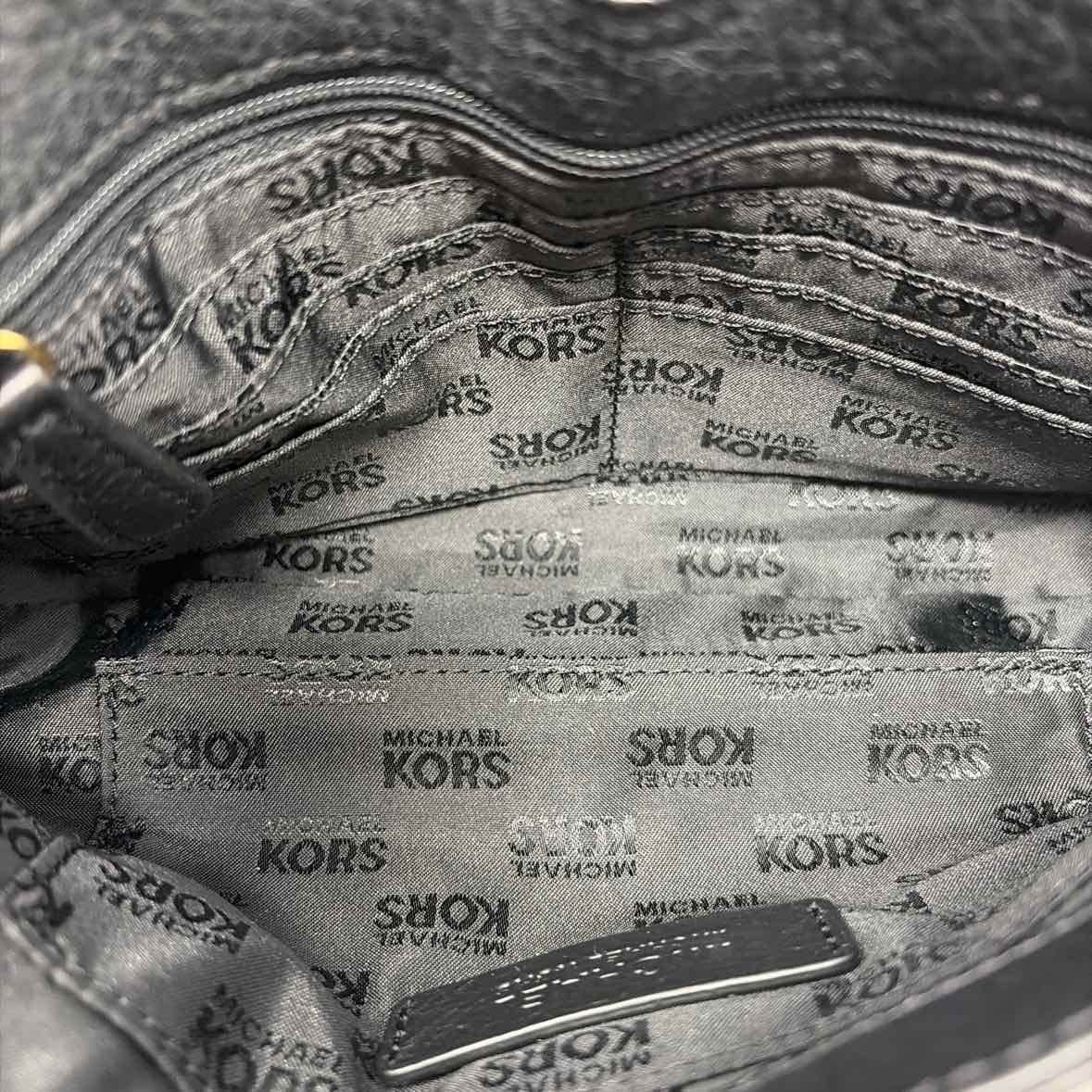 Pre-Owned Michael Kors Black Leather Handbag