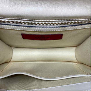 Pre-Owned Valentino Cream Leather Designer Handbag