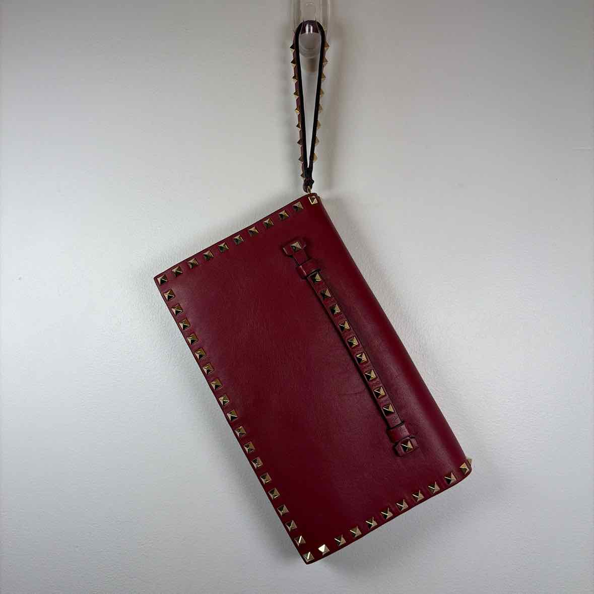 Pre-Owned Valentino Red Leather Designer Handbag