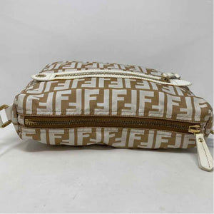 Pre-Owned Fendi Tan Nylon Designer Handbag