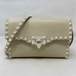 Pre-Owned Valentino White Leather Designer Handbag