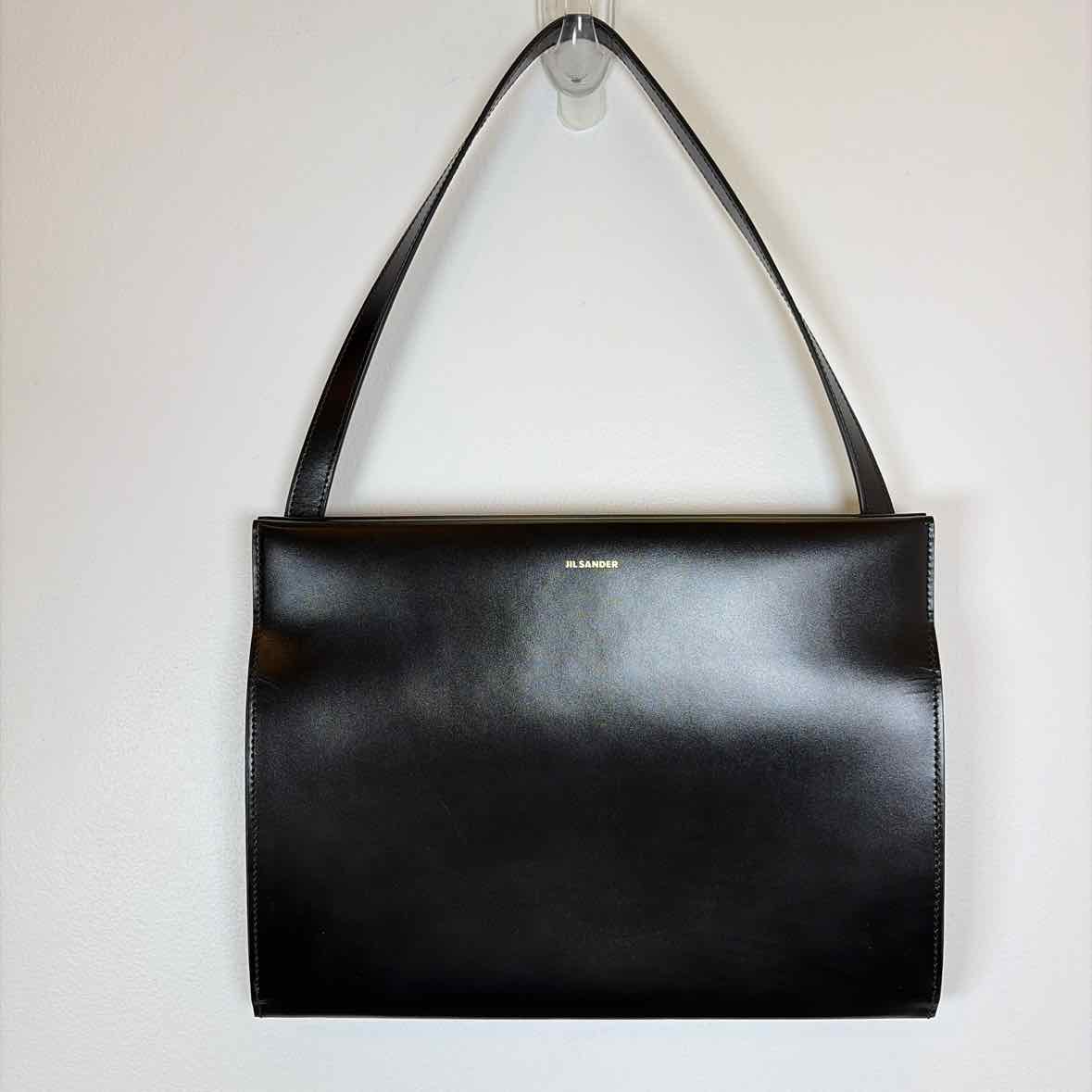 Pre-Owned Jill Sander Black Leather Handbag