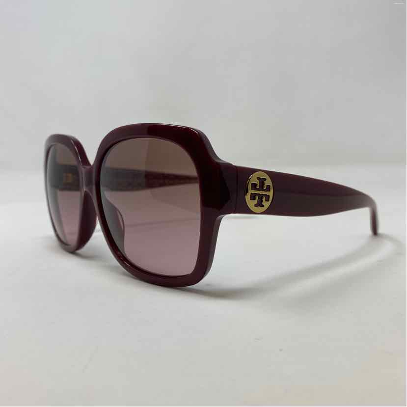 Pre-Owned Tory Burch Red Plastic Designer Sunglasses