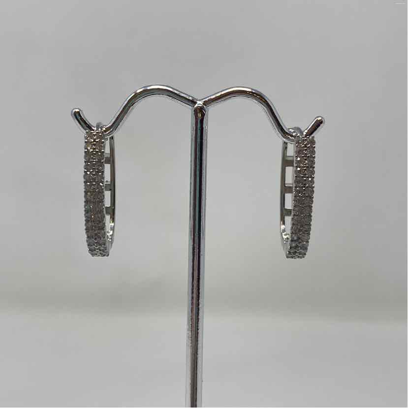 Silver Metal Earrings