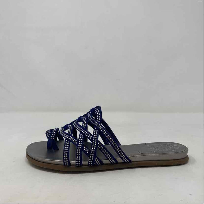 Pre-Owned Shoe Size 8 Vince Camuto Navy Sandals