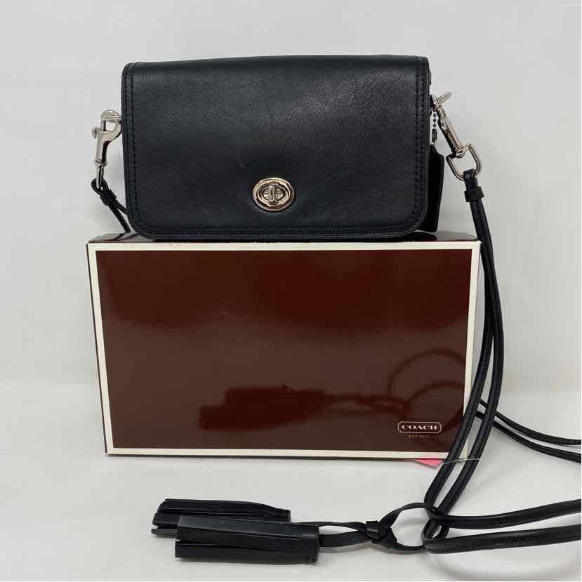 Pre-Owned Coach Black Leather Handbag