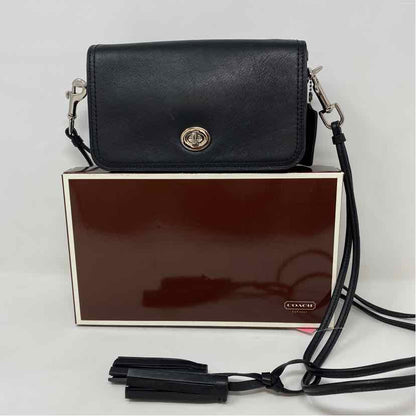 Pre-Owned Coach Black Leather Handbag