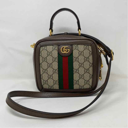Pre-Owned Gucci Monogram Canvas Designer Handbag