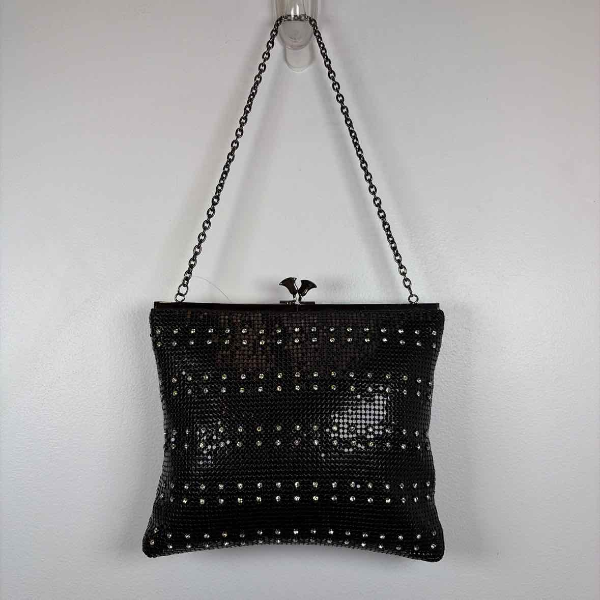 Pre-Owned Whiting & Davis Black Metal Handbag