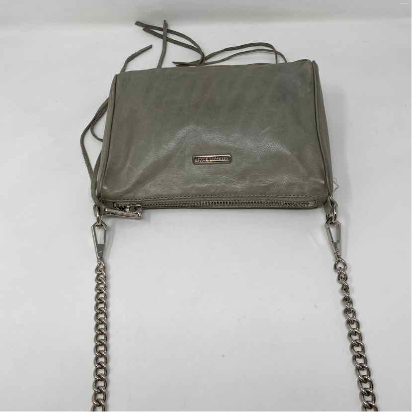 Pre-Owned Rebecca Minkoff Grey & Blue Leather Handbag