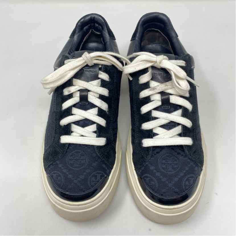 Pre-Owned Shoe Size 7 Tory Burch Black Sneaker