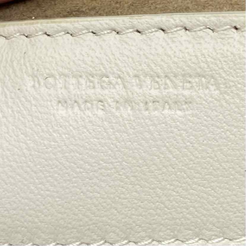Pre-Owned Bottega Veneta Black/White Leather Designer Handbag