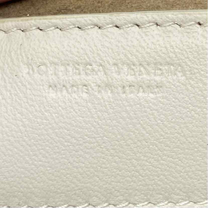 Pre-Owned Bottega Veneta Black/White Leather Designer Handbag