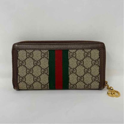 Pre-Owned Gucci Monogram Canvas Designer Wallet