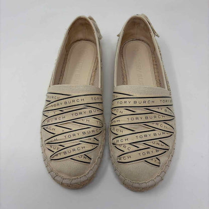 Pre-Owned Shoe Size 7.5 Tory Burch Beige Loafer