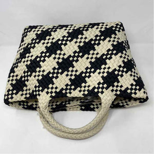 Pre-Owned Naghedi Black/White Neoprene Handbag