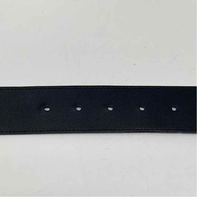 Pre-Owned Gucci Black Leather Designer Belt