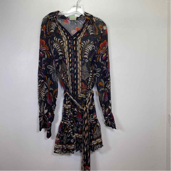 Pre-Owned Size XS Farm Rio Black Casual Dress
