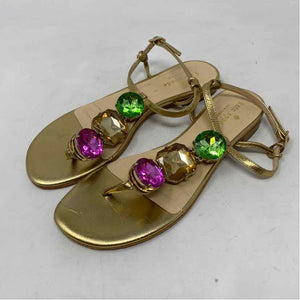 Pre-Owned Shoe Size 6 Kate Spade Gold Sandals