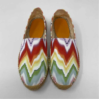 Pre-Owned Missoni Rainbow Canvas Shoe Size 6 Designer Shoes