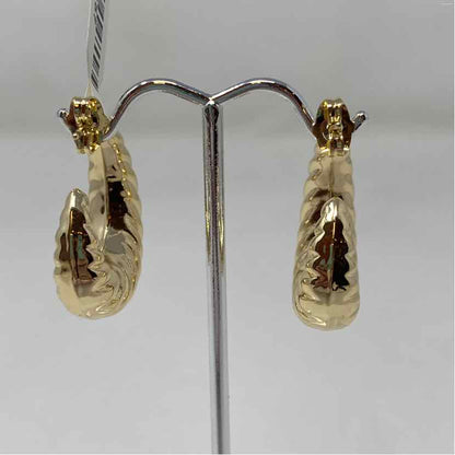 Pre-Owned Gold Mesh Earrings
