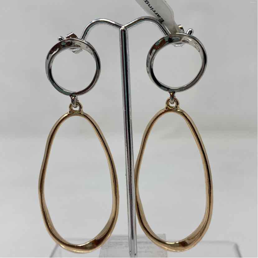 Gold/Silver Metal Earrings
