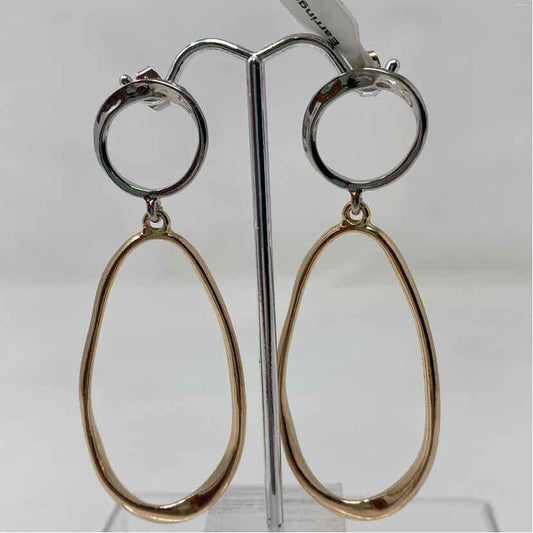 Gold/Silver Metal Earrings