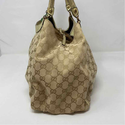 Pre-Owned Gucci Monogram Canvas Designer Handbag